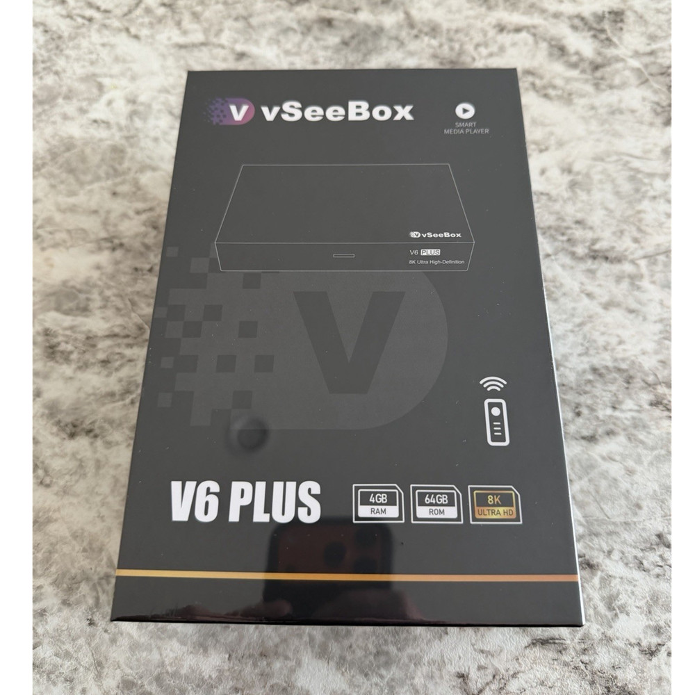 vSeeBox V6 PLUS 8K Ultra HD Android 14.0 Media Box 4GB. Authorized Distributor!