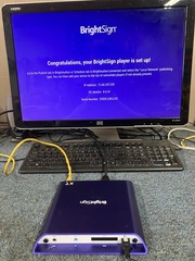 Lot of 3 BrightSign XT244 Digital Signage Media Players + 1 Power Adapter TESTED