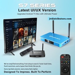 Easy-To-Use SuperBox S7 PRO Android TV Box AUTHORIZED with FREE SET-UP and Ship