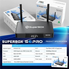 SuperBox S6 Pro 24/7 Lifetime Support – Authorized Distributor – Free Shipping
