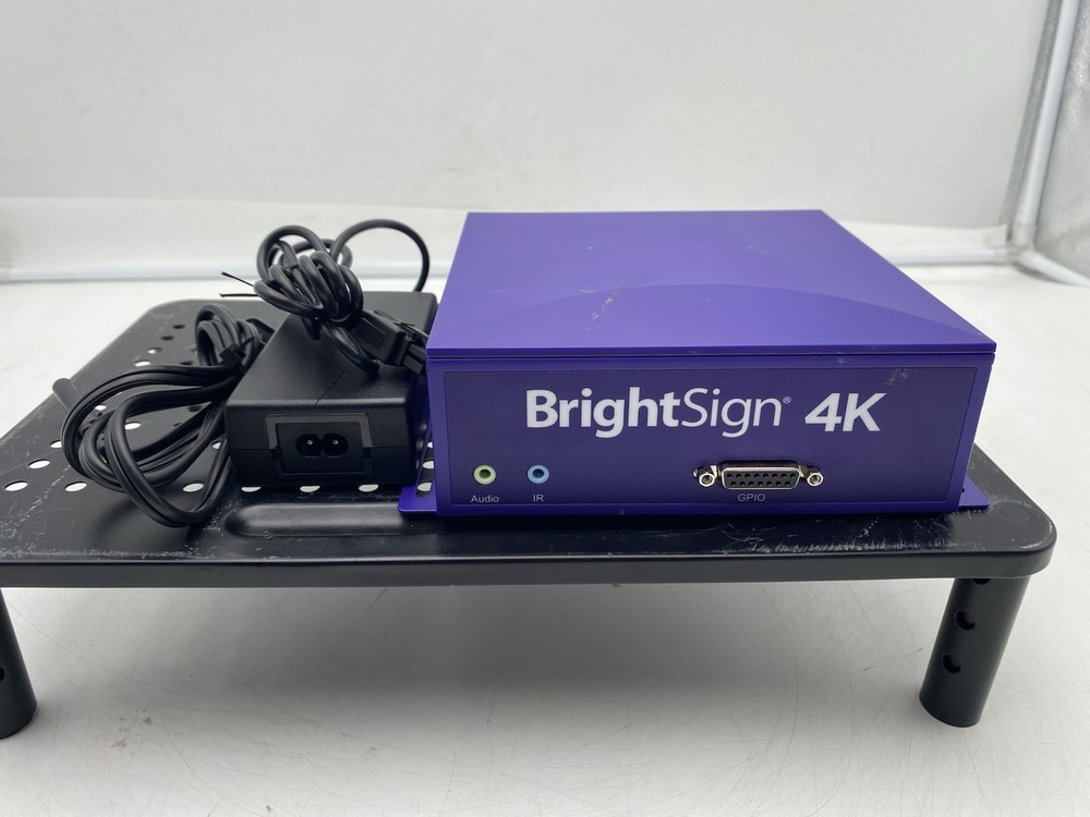 BrightSign 4K Model 4K242-WW Digital Signage Media Player w/ Power Supply