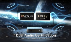 Smart 8K Media Player with AI Resolution Upscaling & Dolby Vision, 128GB Storage