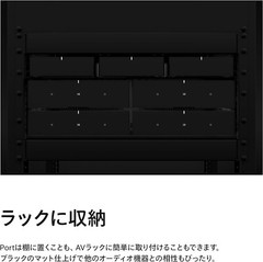 Sonos Port Network Audio Receiver PORT1JP1BLK Black New