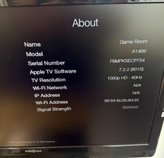 Apple TV 3rd Gen HD WiFi Media Streaming Box ONLY! (A1469) LOT of 2 *TESTED*