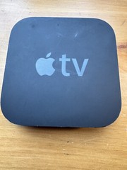 Apple TV 3 Media Streamer – Black, Wi-Fi + Ethernet 8gb Tested A1469 Cables
