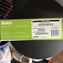 Roku Streaming Stick 3600R HDMI Media Streamer -New In Original Box-No Remote