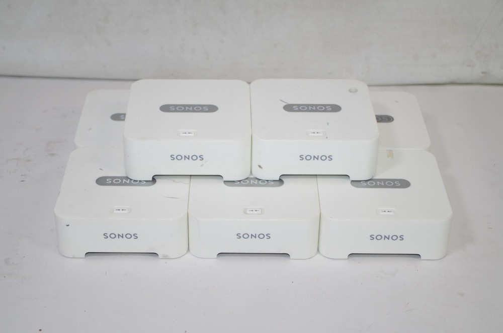 Lot of 8 Sonos BRIDGE Wireless HiFi System – White BRIDGUS1