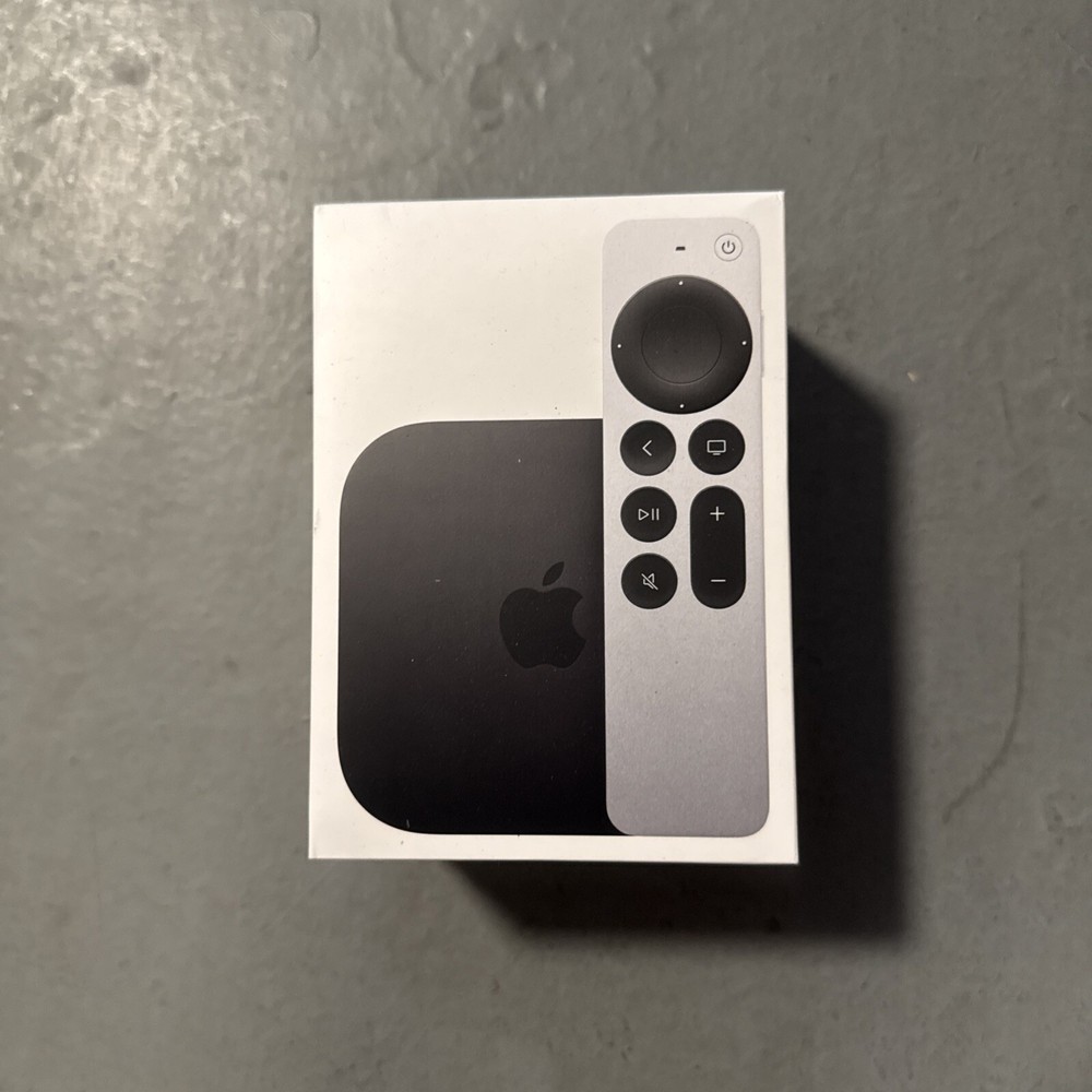 [Box only] Apple TV 4K 3rd Gen. 64GB Media Streamer – Black, Wi-Fi