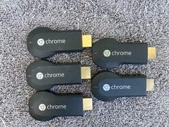 Lot (5) Google Chromecast H2G2-42 1st Generation 1080p HDMI Media Player. Only.