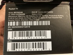 Homatics (Ray Neo) Google TV SEI700GHM Pocket TV portable New