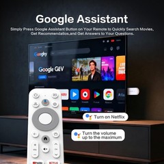 Android TV Stick 12.0, KICKPI KP2 Smart TV Stick 2GB RAM 8GB ROM, 4K Streamin…