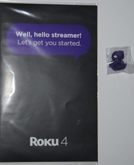 Roku 4 4400X HD & 4K UHD Streaming Media Player – Black – Tested! WITH EXTRAS!!!