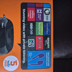 Roku 2 Model 2720X Streaming Box with Power Cord, Remote & HDMI cable & Box