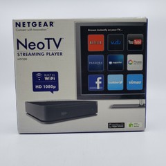 Netgear NeoTV Streaming Player NTV200 Built In WiFi HD 1080p Black Open Box