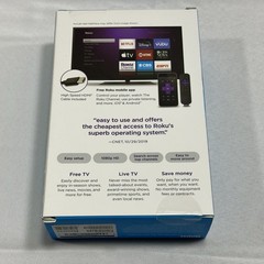 New Roku Express HD Streaming Media Streamer – Black + Mini HDM12AV Output NIP