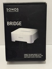 Sonos Bridge BRIDGUS1 Wireles HiFi System White SW3.8 – Open Box