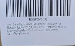 NIB Ocean Digital WR-393 WiFi Internet Radio with FM, Podcast, Bluetooth Speaker