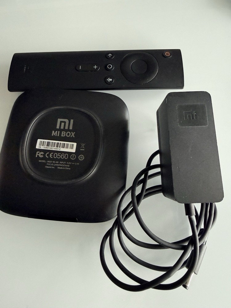 (Z) Xiaomi Mi Box MDZ-16-AB 4K Android TV Streaming Player w/ Remote & Power