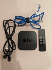 Apple TV model A1842 With remote and Wall Plug