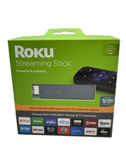 Roku Streaming Stick 3800RW – Black With Original Box TESTED WORKS