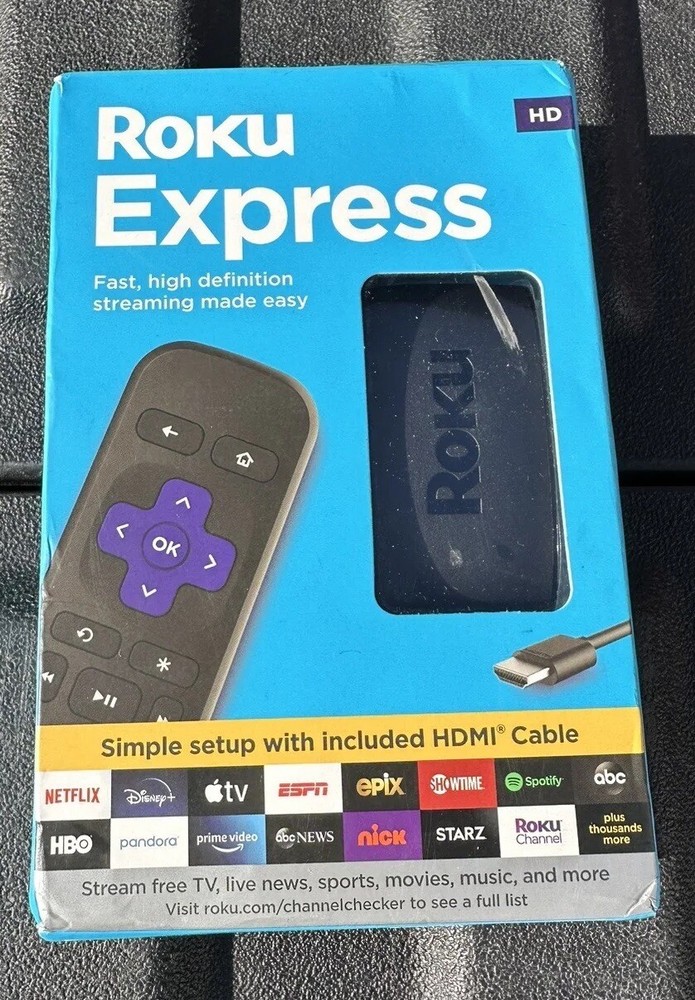 Roku Express HD Streaming Media Player (Black)