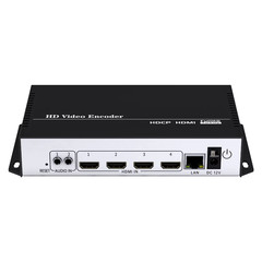 Alone Quad H.265 HEVC H.264 Transmitter Live Streaming Broadcast 4in1 RTSP SRT 4