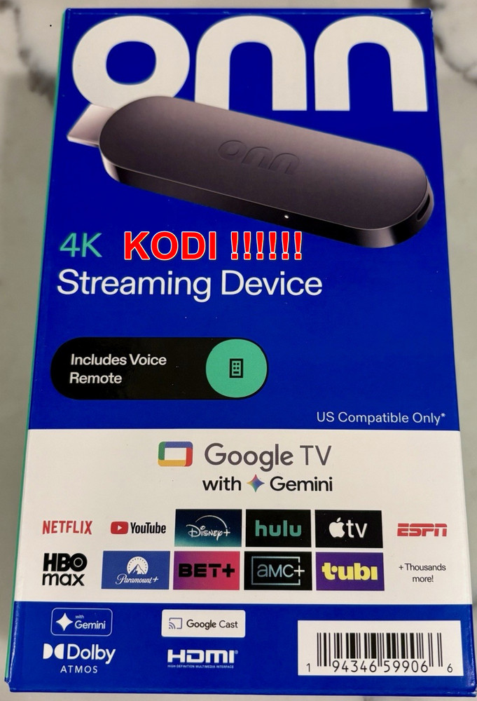 NEW!! !!2026!! Onn 4K Stick Streaming Stick, w/ Cool Apps!!! UHD 2GB 8GB
