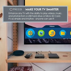 4K Digital Media Player with USB/MicroSD, HDMI Output