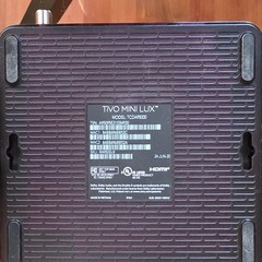 TiVo Mini LUX Set Top Box TCDA95000 w/ Remote Power Adapter HDMI Black