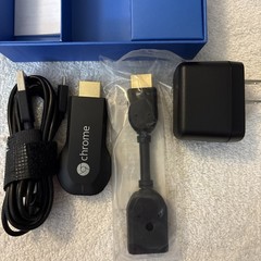 Google Chromecast H2G2-42 Black 1st Gen 1080p HDTV HDMI Streaming Media Player