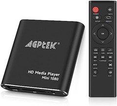 HDMI Media Player, Black Mini 1080p Full-HD Ultra HDMI Digital Media Player f…
