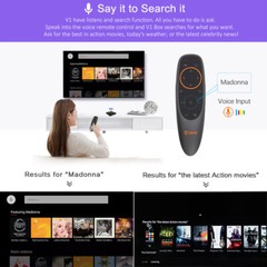 VONTAR V1 Smart TV Box + Wechip W1 Remote Control