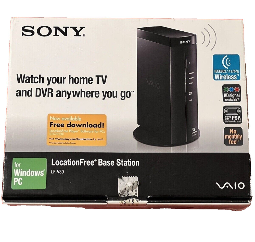 Sony Location Free Base Station LF-V30 Windows PC Sony LF-V30, Vaio OPEN BOX