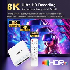 Smart TV Box – 4K Streaming, Gogle Assistant Remote^