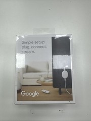 Google Chromecast with Google TV – 4K Media Player – NEW – factory sealed