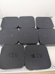 Lot of 8 Apple A1469, A1378, A1427 HD Digital Media Streamer – Black