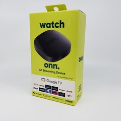 ONN Google TV 4K HD Streaming Box Voice Control Google Assistant (110125667)™