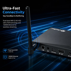 vSeeBox V6 Pro Smart TV Box Voice Remote Authorized Distributor Free Shipping