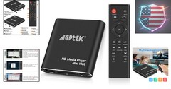 HDMI Media Player, Black Mini 1080p Full-HD Ultra HDMI Digital Media Player f…