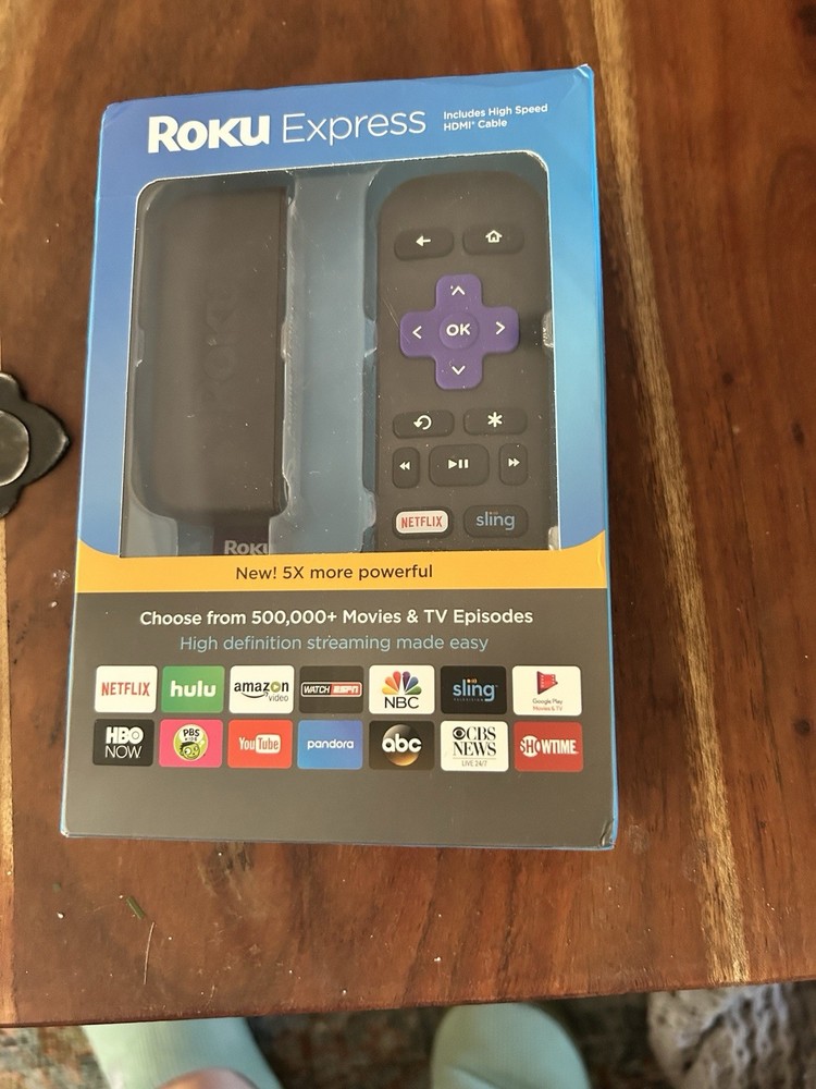Roku Express 3900R HDMI MISB. 5X More Powerful! New