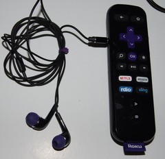 Roku 4 4400X HD & 4K UHD Streaming Media Player – Black – Tested! WITH EXTRAS!!!