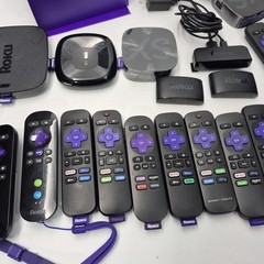 Roku Remotes Netflix Disney+ Paramount Button Streaming Device Lot Of 17 Remotes