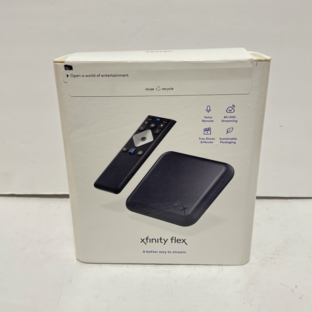 NEW In Sealed Box Xfinity Flex Streaming Device 2895 VID With Voice Remote