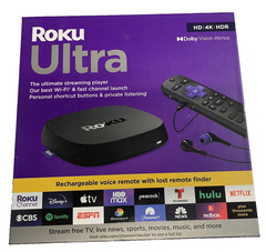 Roku Ultra 4800R 4K HD HDR Dolby Vision Atmos Streaming Media Player NO BOX