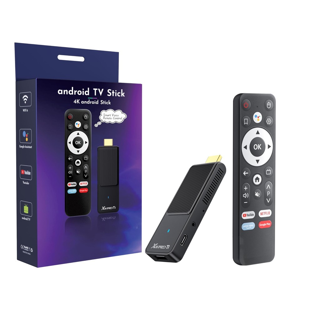 Android TV Stick 4K, NEW TV Stick Android 14.0 2GB RAM 16GB ROM Ultra HD RK35…