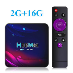H96 MAX Rockchip RK3318 Smart TV Box Android 11 4G 64GB Support AV1 Wifi BT TVBO