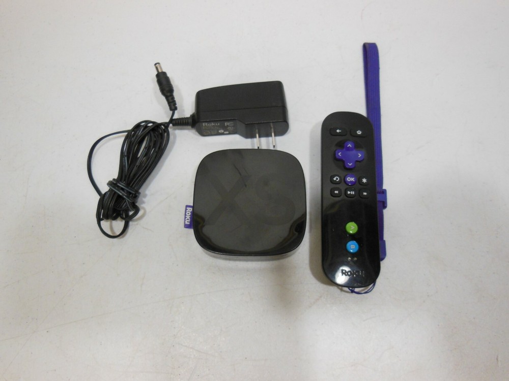 Roku 2 XS Streaming Player Model 3100X w/ Remote & Power Supply – Tested