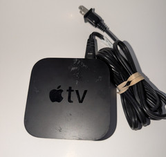 Apple TV 4K 1st Gen A1842 HD Streaming – Box and cord only, no remote