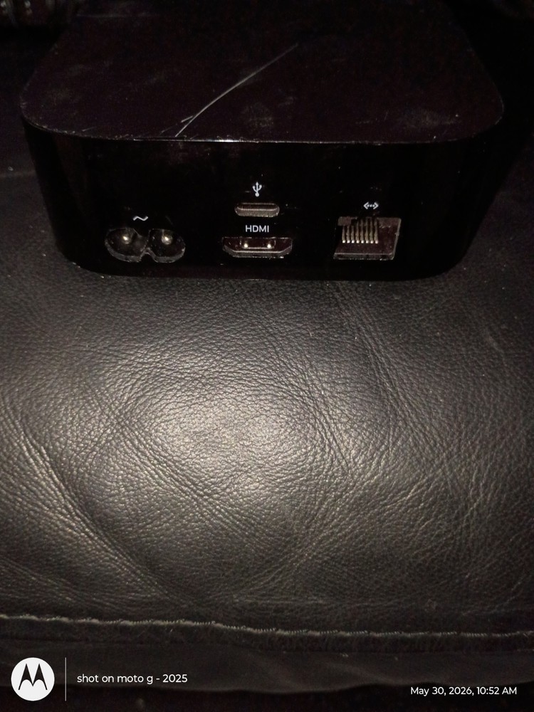 Apple TV Media Streamer Box Set-Top, Black, HDMI Connectivity/HDMI Output
