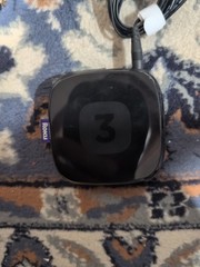Roku 3 Media Streaming Player Model 4200X Power Cord Remote Control HDMI Port